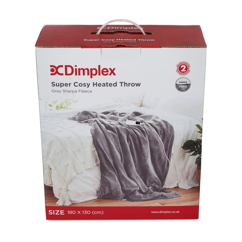 Dimplex Super Cosy Sherpa Heated Throw