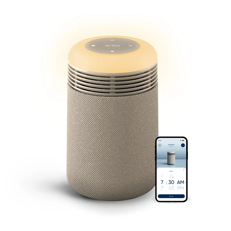 Blueair Mini Restful™ Sunrise Clock Air Purifier With HEPASilent™ Technology
