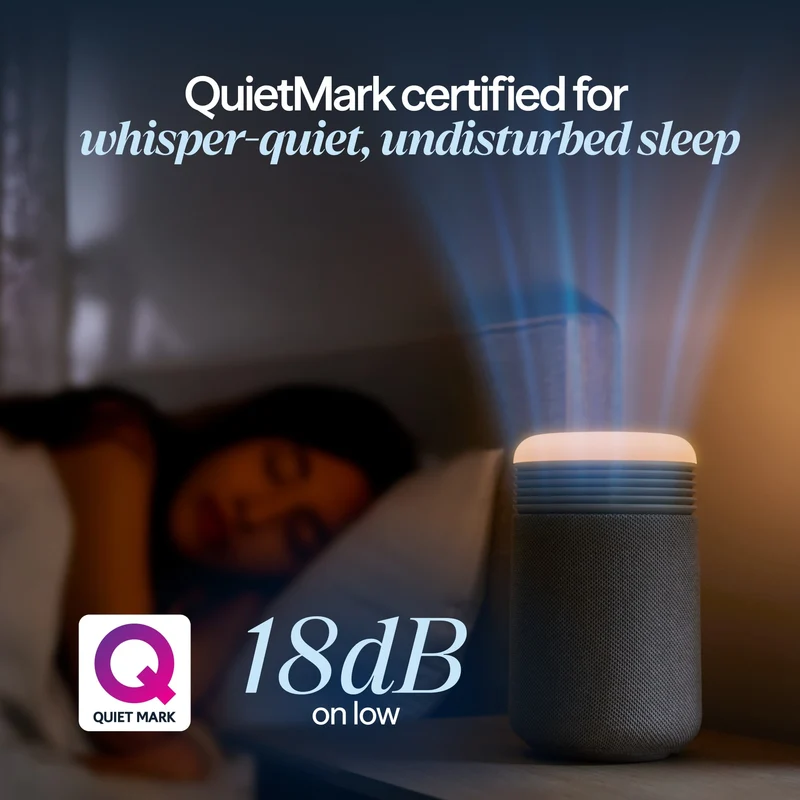 Blueair Mini Restful™ Sunrise Clock Air Purifier With HEPASilent™ Technology