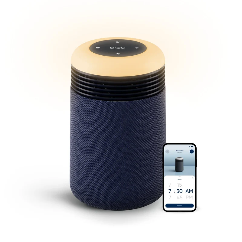 Blueair Mini Restful™ Sunrise Clock Air Purifier With HEPASilent™ Technology
