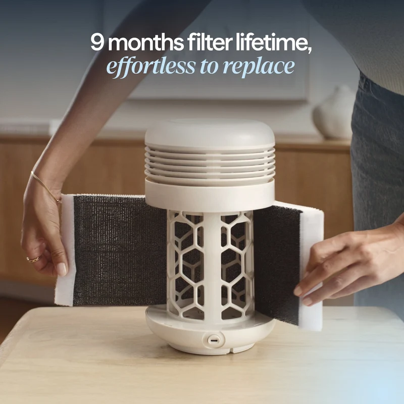 Blueair Mini Restful™ Sunrise Clock Air Purifier With HEPASilent™ Technology