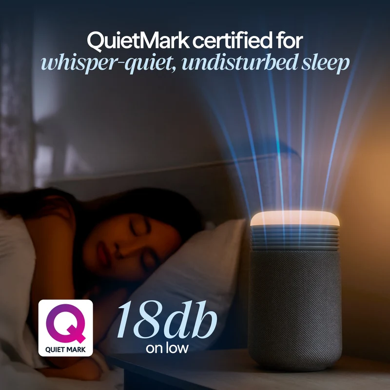 Blueair Mini Restful™ Sunrise Clock Air Purifier With HEPASilent™ Technology