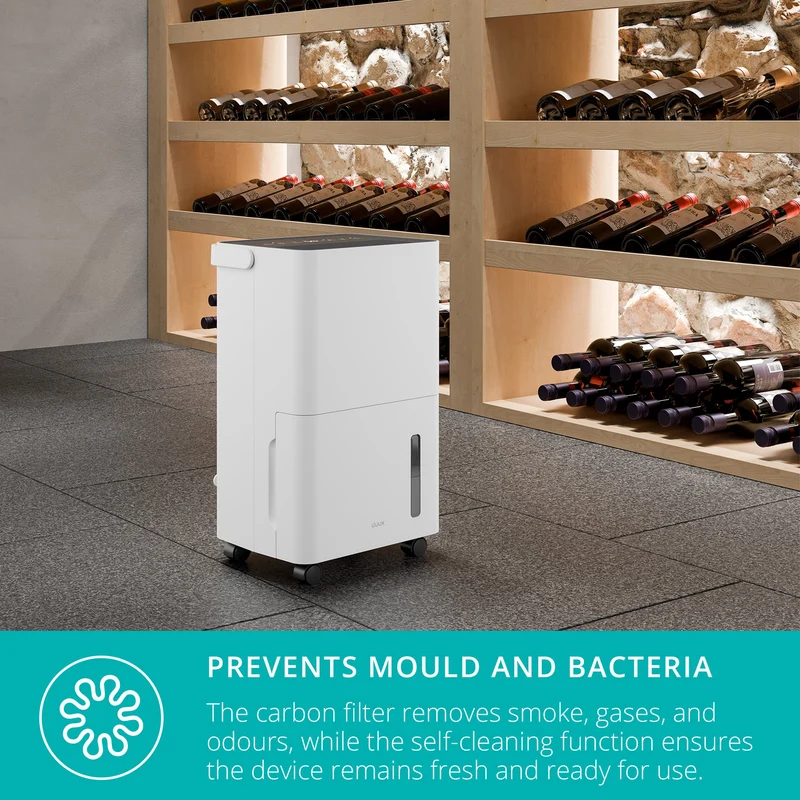 Duux Bora Smart Air Dehumidifier Refrigerant With Laundry Mode 12L/Day