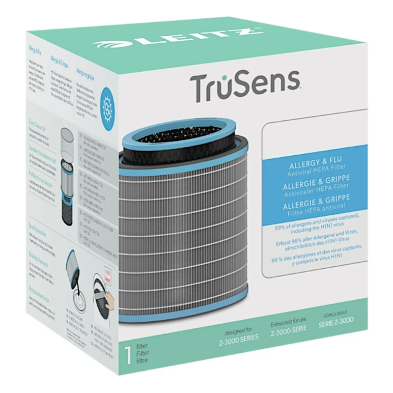 Leitz TruSens Z-3000/3500 HEPA Filter Drums - Allergy & Flu, Odour & VOC, Pet, HEPA, H13 HEPA