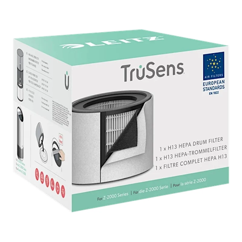 Leitz TruSens Z-2000/2500 HEPA Filter Drums - Allergy & Flu, Odour & VOC, Pet, HEPA, H13 HEPA