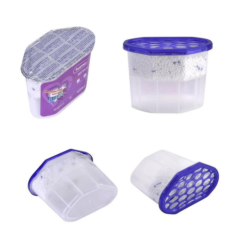 HOMESMART 10er Set Feuchtigkeitsabsorber Boxen - Frischer Duft für saubere Luft, duftfrei