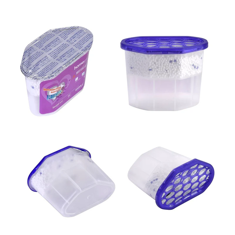 HOMESMART 10er Set Feuchtigkeitsabsorber Boxen - Frischer Duft für saubere Luft, duftfrei