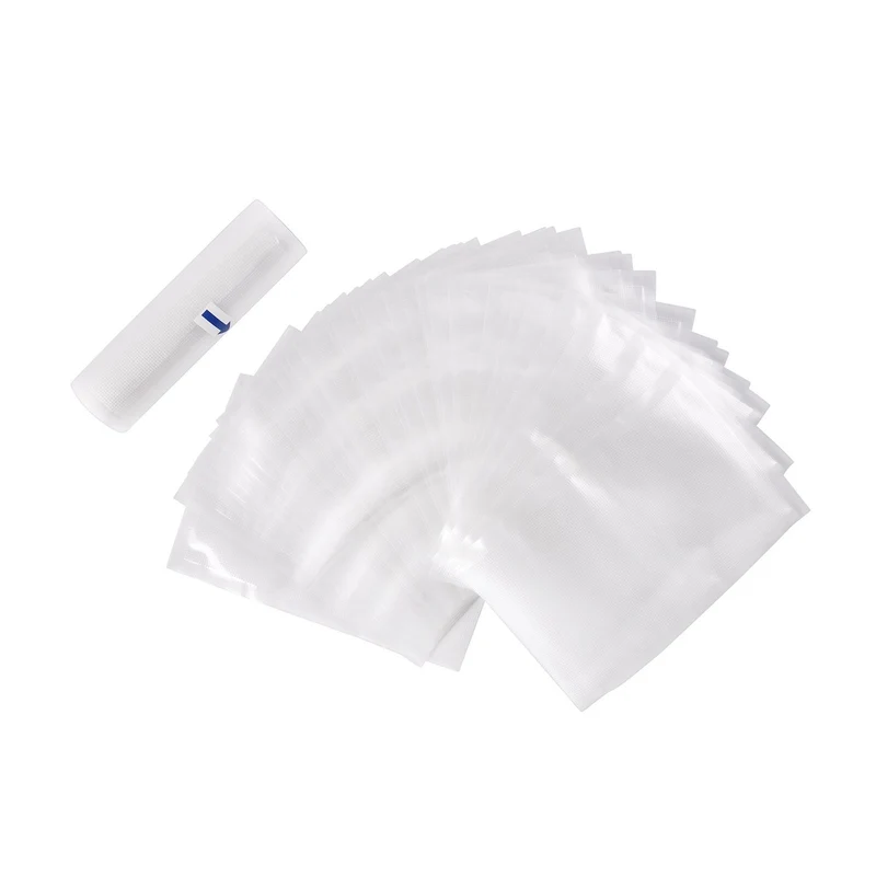 HOMESMART - Vakuumverpackungsmaschine, inkl. 30 Beutel und 6m Rolle, 37,5x18,5x8,5 cm, schwarz