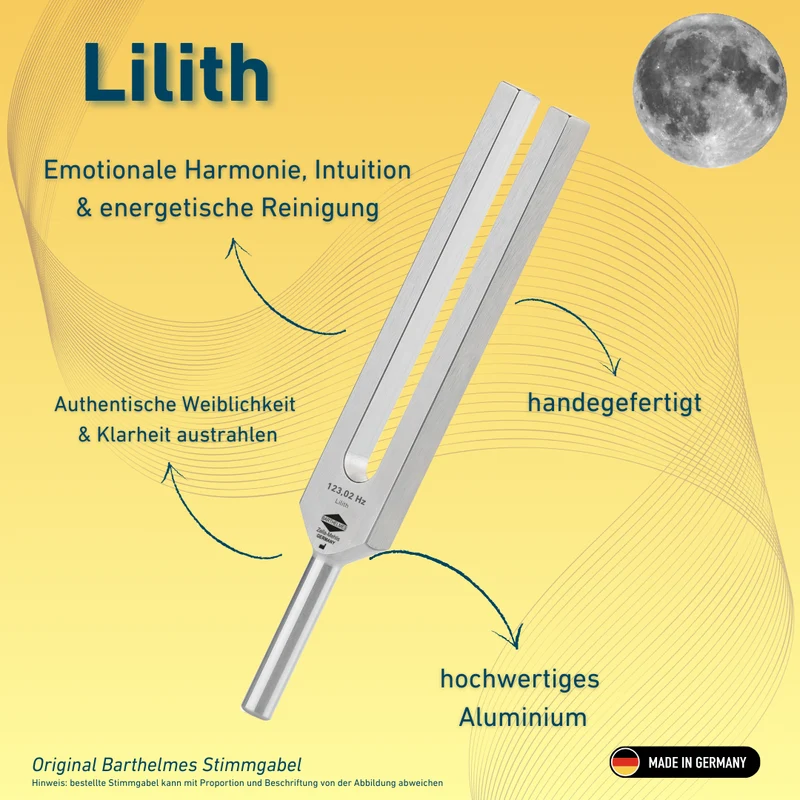Stimmgabel Lilith Lightdesign 123,02 Hz | Art.-Nr. 230008