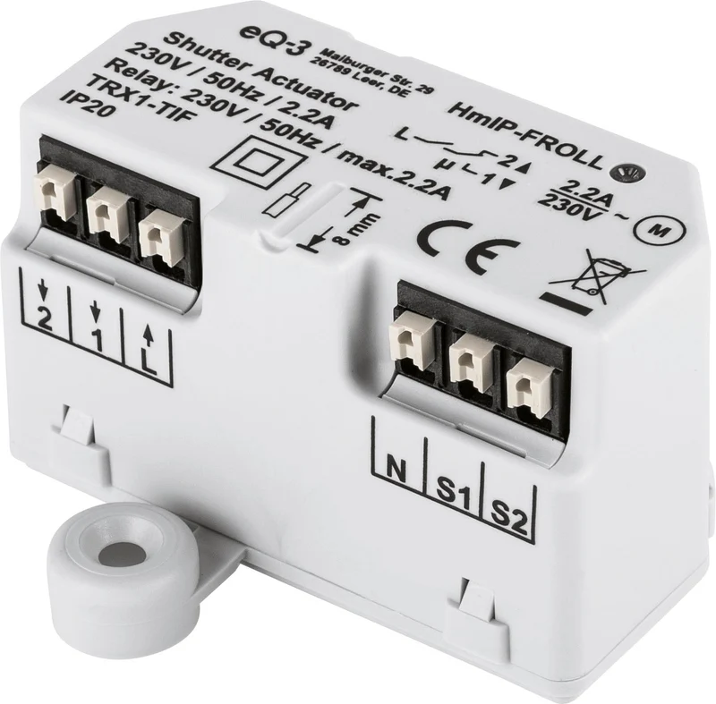 Homematic IP Rollladenaktor, Unterputz, 151347A0