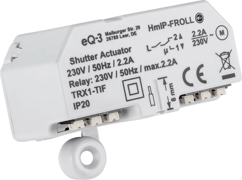 Homematic IP Rollladenaktor, Unterputz, 151347A0