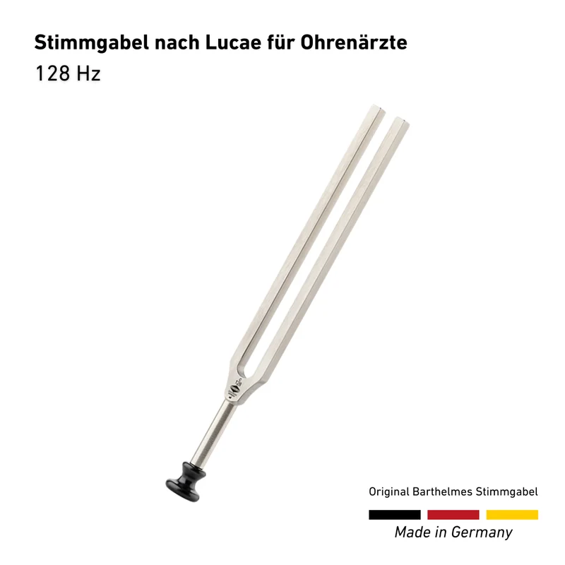 128Hz Stimmgabel nach Lucae für Ohrenärzte | Art.-Nr. 110025
