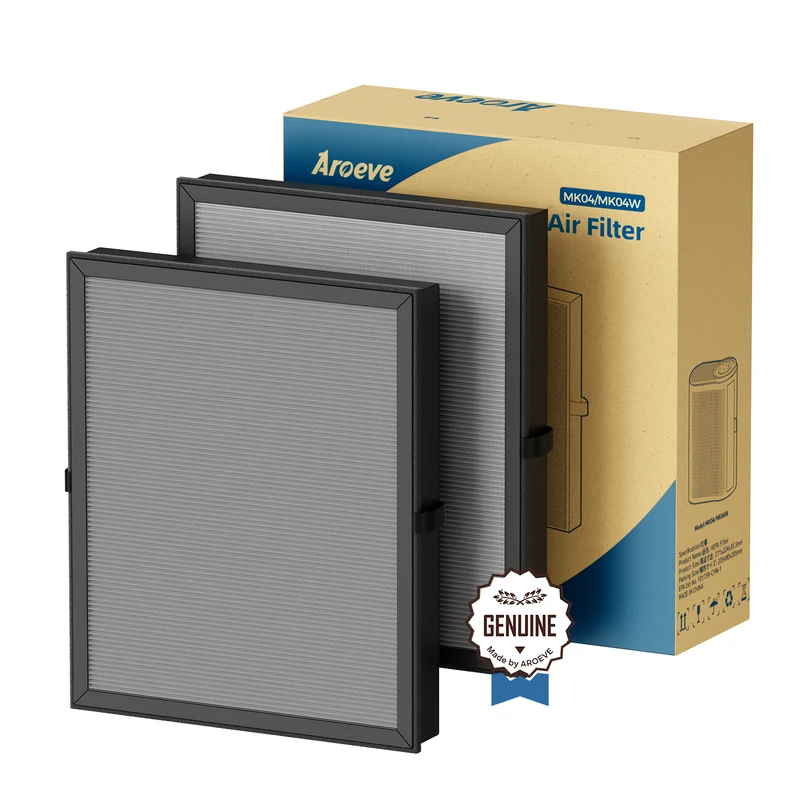AROEVE Air Filter Replacement | MK04- Smoke Removal Version(2 packs)