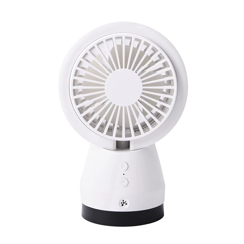 2 in 1: Ventilator mit Ionizer und abnehmbarer HEPA Filter, 3 Geschwindigkeiten, Weiß