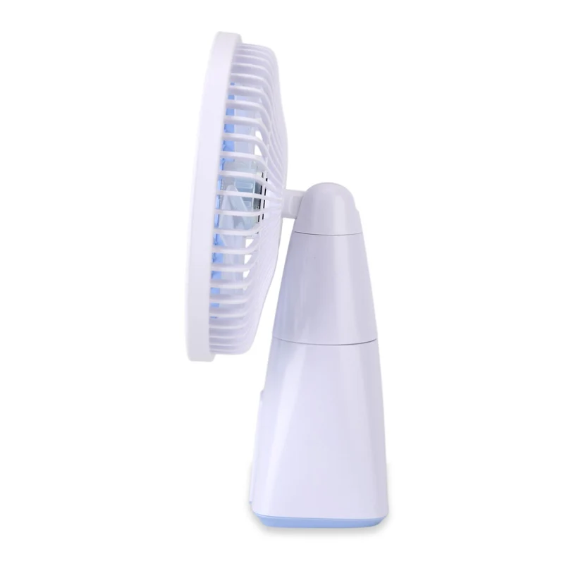 LIVMORE Akku Ventilator, oszillierend, 7 Zoll, Weiß