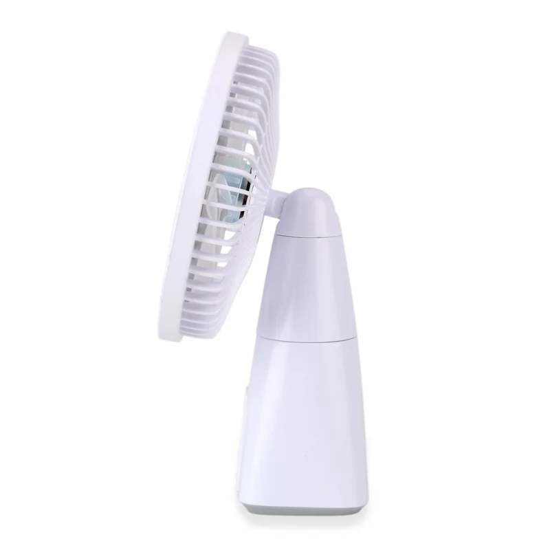 LIVMORE Akku Ventilator, oszillierend, 7 Zoll, Weiß