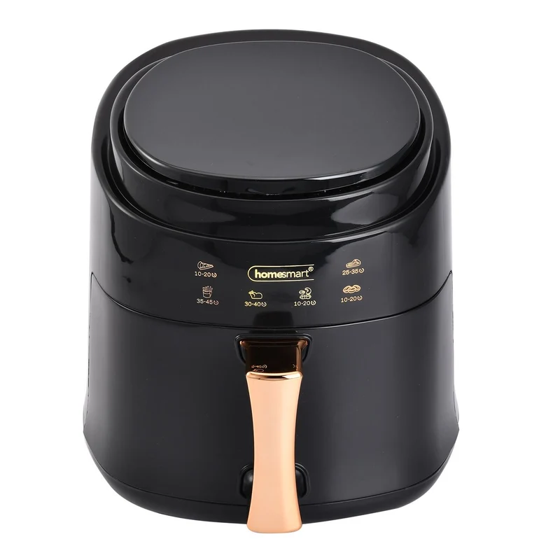 Homesmart: Digitale Heißluftfritteuse, 8L Kapazität, 1400W, schwarz