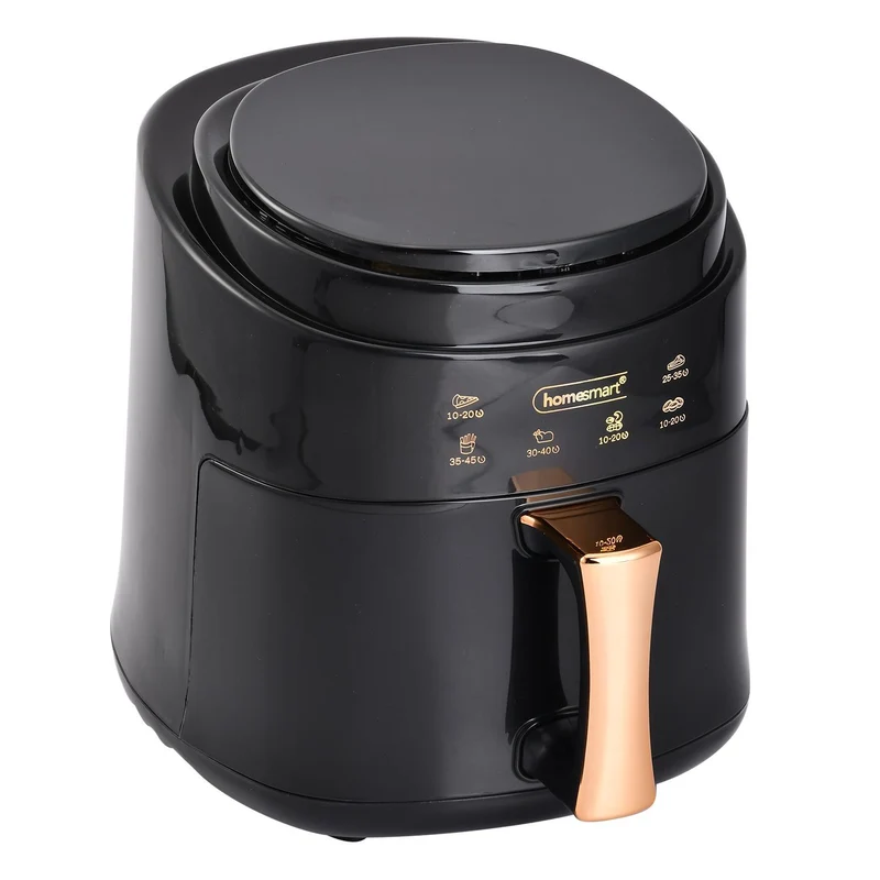 Homesmart: Digitale Heißluftfritteuse, 8L Kapazität, 1400W, schwarz