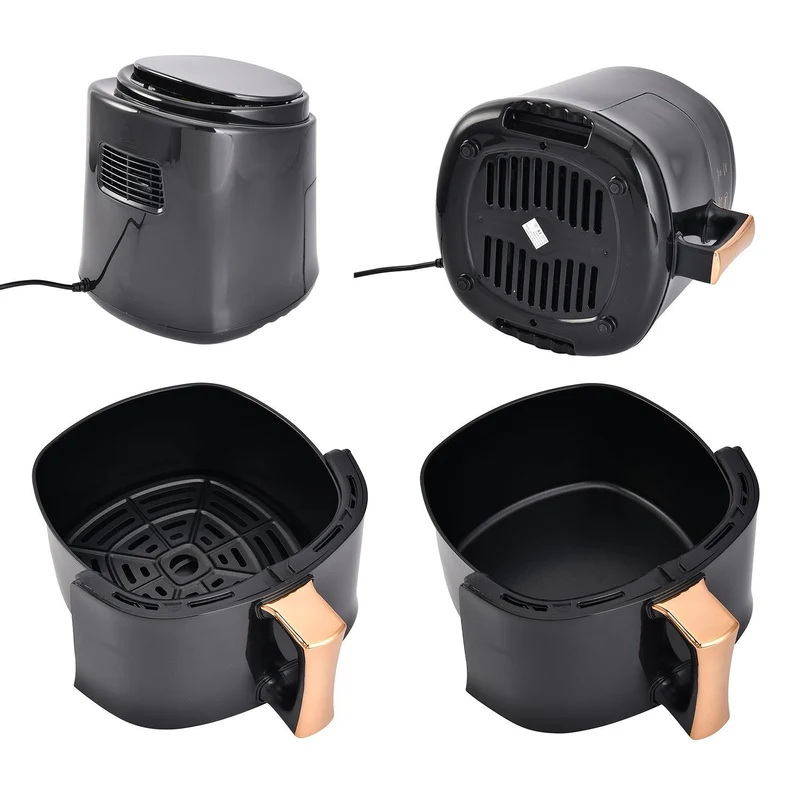 Homesmart: Digitale Heißluftfritteuse, 8L Kapazität, 1400W, schwarz