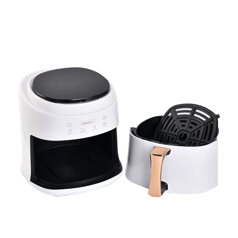 Homesmart: Digitale Heißluftfritteuse, 8L Kapazität, 1400W, schwarz