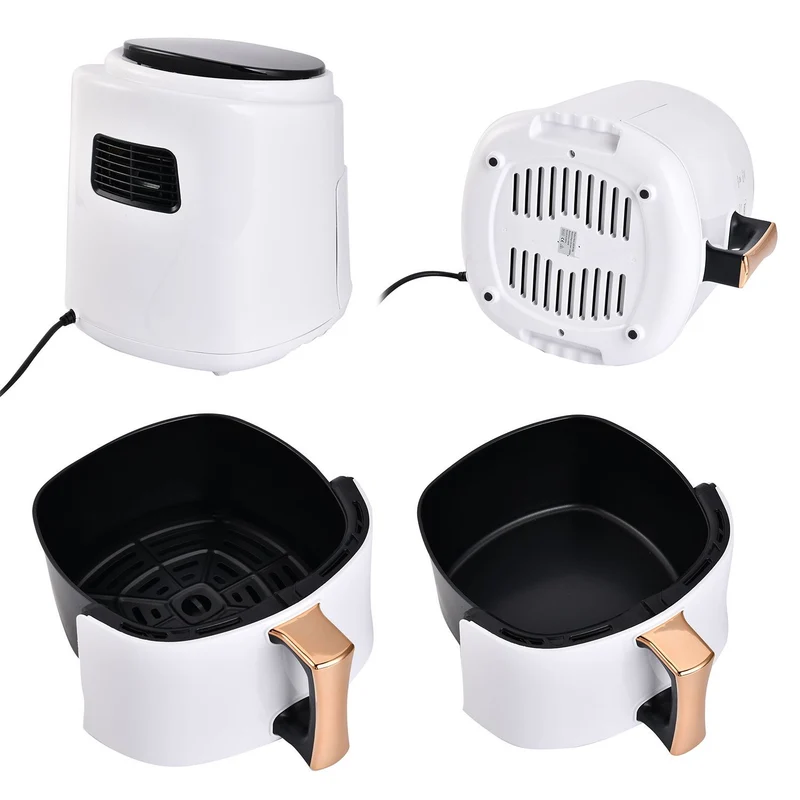 Homesmart: Digitale Heißluftfritteuse, 8L Kapazität, 1400W, schwarz
