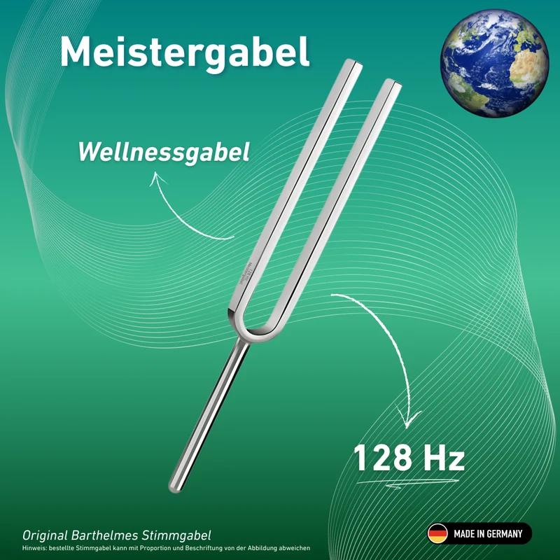Stimmgabel Meistergabel Wellness 128 Hz | Art.-Nr. 220010