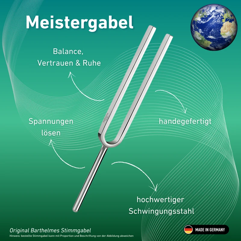Stimmgabel Meistergabel Wellness 128 Hz | Art.-Nr. 220010