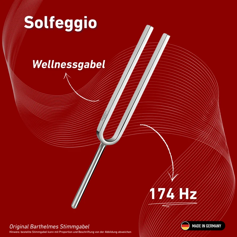 Stimmgabel Solfeggio Wellness 174 Hz | Art.-Nr. 220164