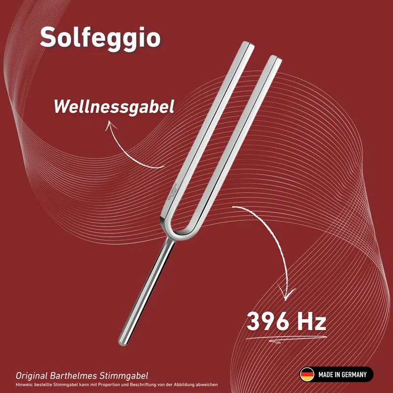 Stimmgabel Solfeggio Wellness 396 HZ | Art.-Nr. 220168