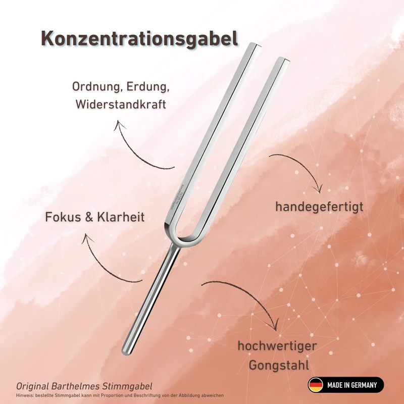 Konzentrationsgabel (Fokus) Wellness 147,85 HZ | Art.-Nr. KO 147-Konzentration/7