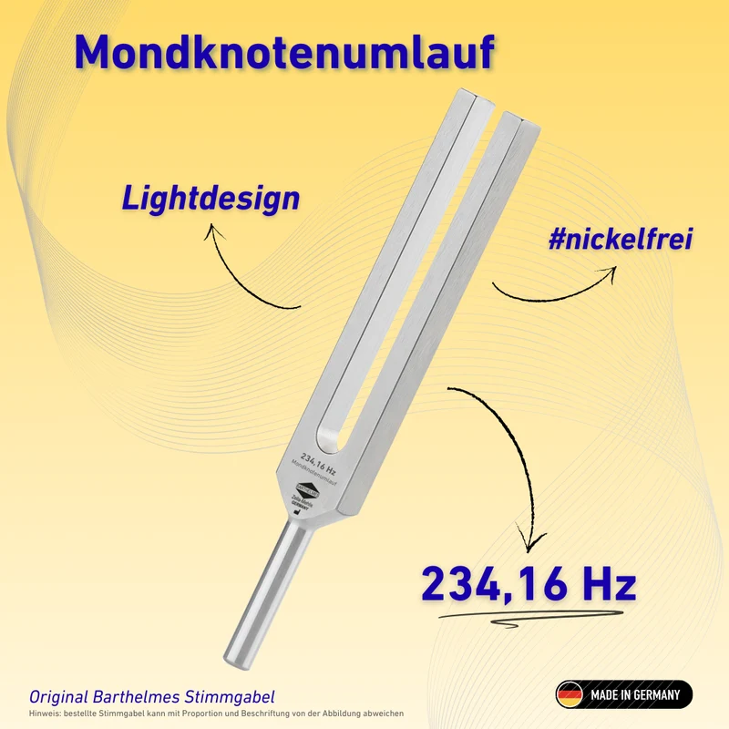 Stimmgabel Mondknotenumlauf Lightdesign 234,16 HZ | Art.-Nr. 230036