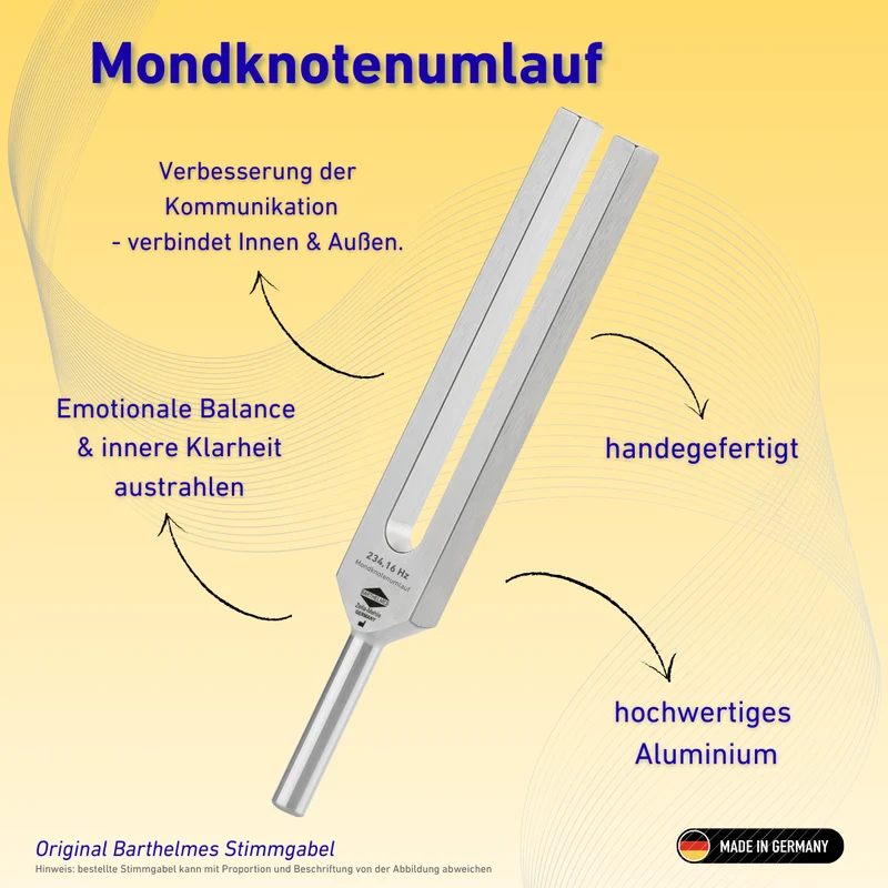 Stimmgabel Mondknotenumlauf Lightdesign 234,16 HZ | Art.-Nr. 230036