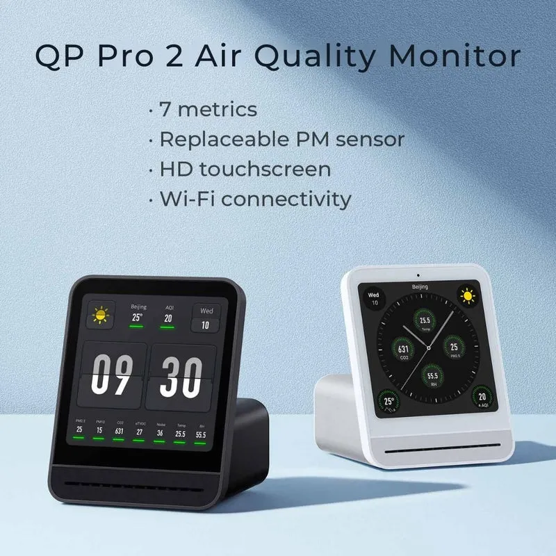 Qingping Pro 2 Air Quality Monitor (7-in-1)