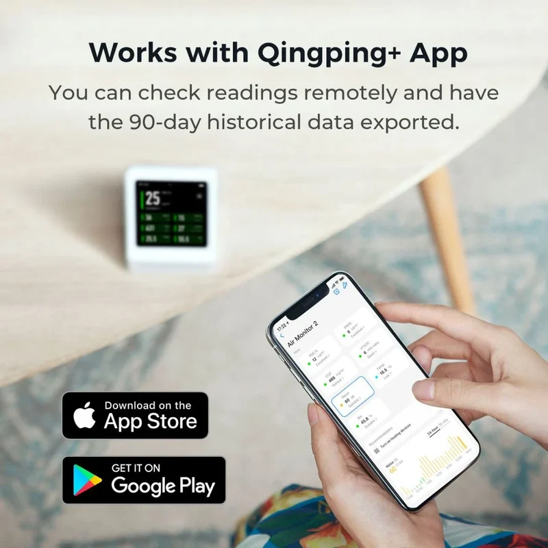 Qingping Pro 2 Air Quality Monitor (7-in-1)