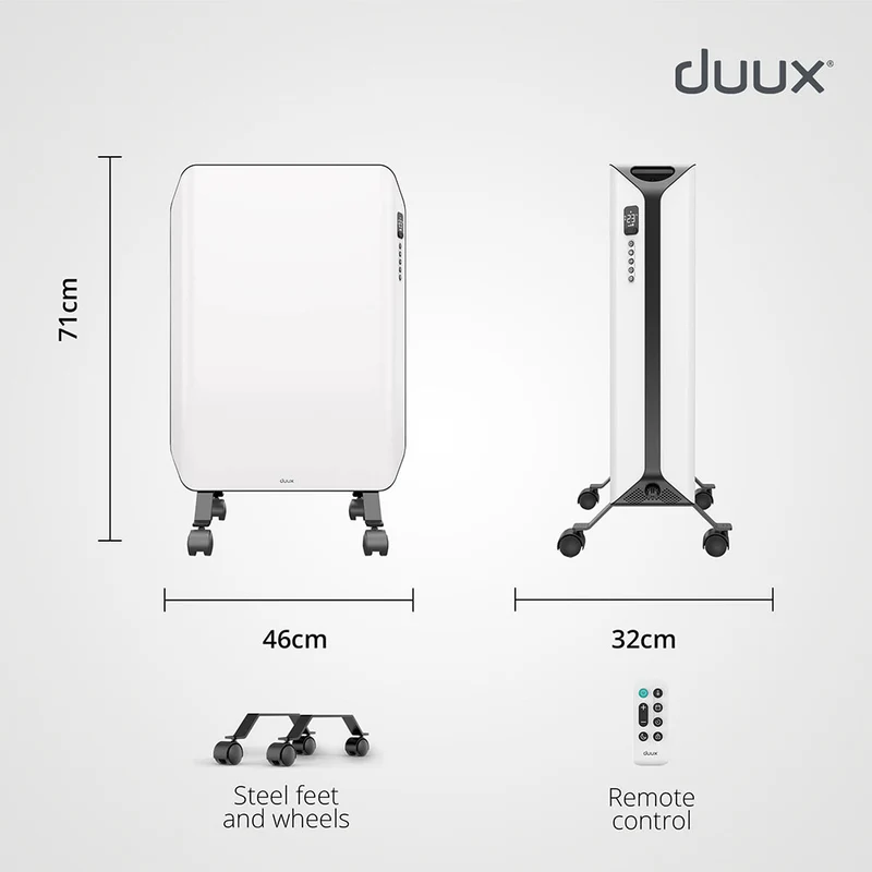 Duux Edge Oil Smart Oil-Filled Heater 2000 Watts