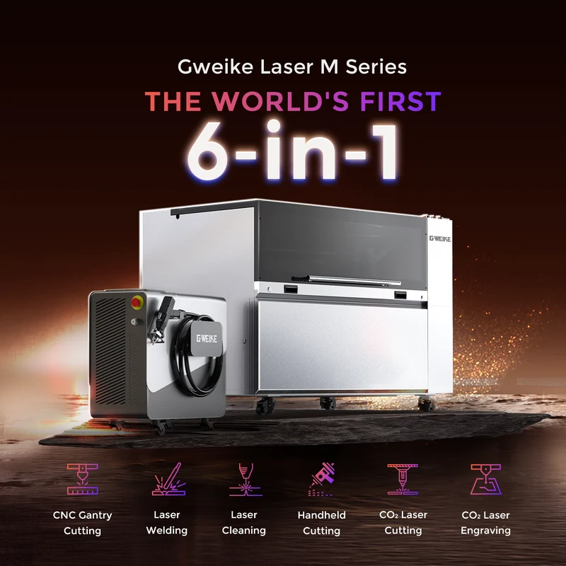 GWEIKE M Series CNC-Faser- & CO₂-Laser