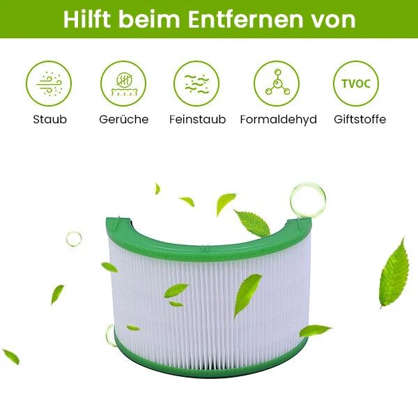 HEPA Luftfilter, Größe 19x11,7 cm, Weiß