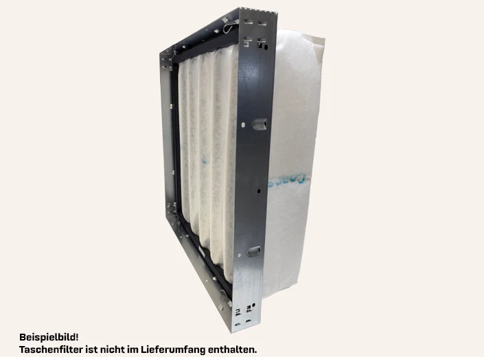 Taschenfilter Aufnahmerahmen 305 x 610 x 70mm mit Dichtung