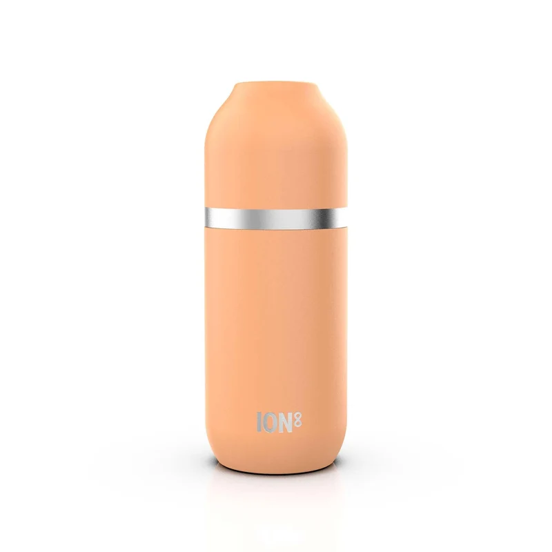 ION8 Luma Vacuum Insulated, Flask & Mug, Coral, 700ml (24oz)