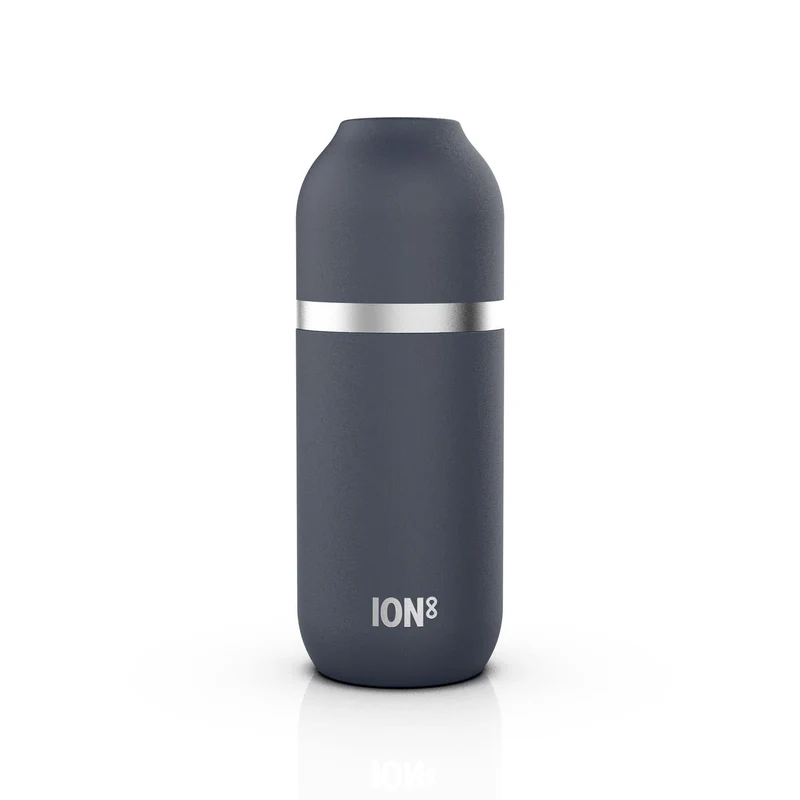 ION8 Luma Vacuum Insulated, Flask & Mug, Ash Navy, 700ml (24oz)