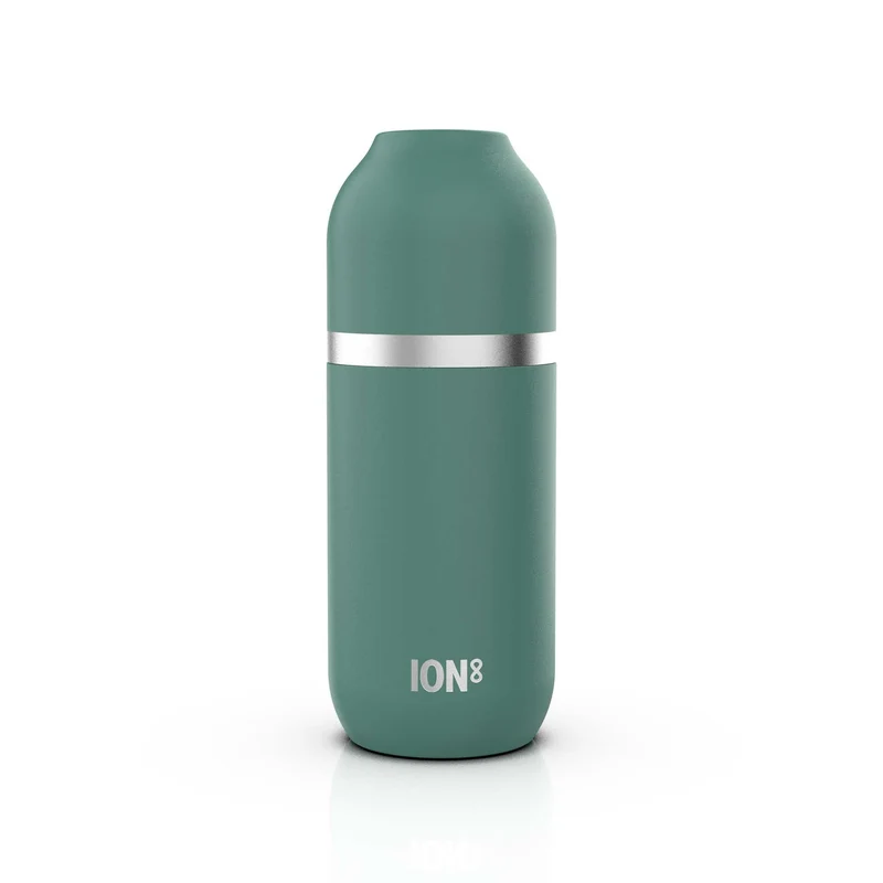 ION8 Luma Vacuum Insulated, Flask & Mug, Green, 700ml (24oz)