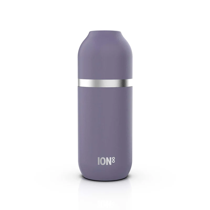 ION8 Luma Vacuum Insulated, Flask & Mug, Purple, 700ml (24oz)
