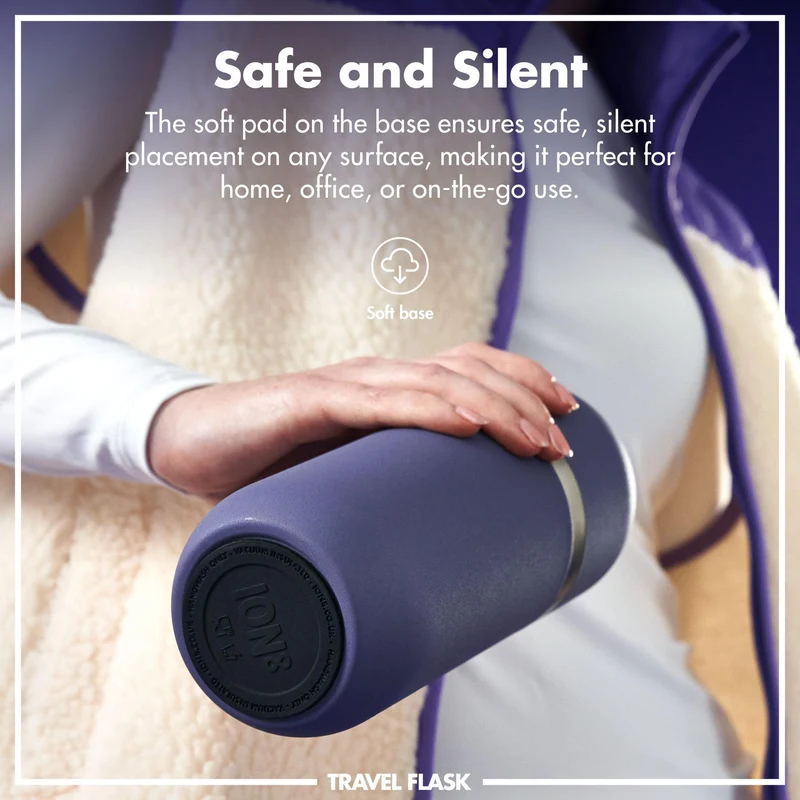 ION8 Luma Vacuum Insulated, Flask & Mug, Purple, 700ml (24oz)