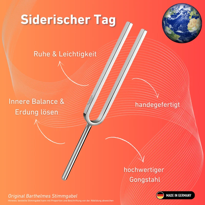 Stimmgabel Siderischer Tag Wellness 194,71 Hz | Art.-Nr. 220048