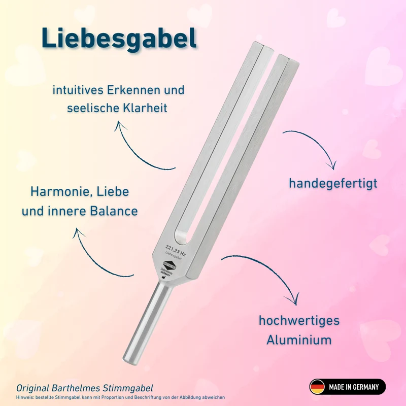 Liebesgabel Lightdesign 221,23 HZ | Art.-Nr. KO 221-Liebe/Alu