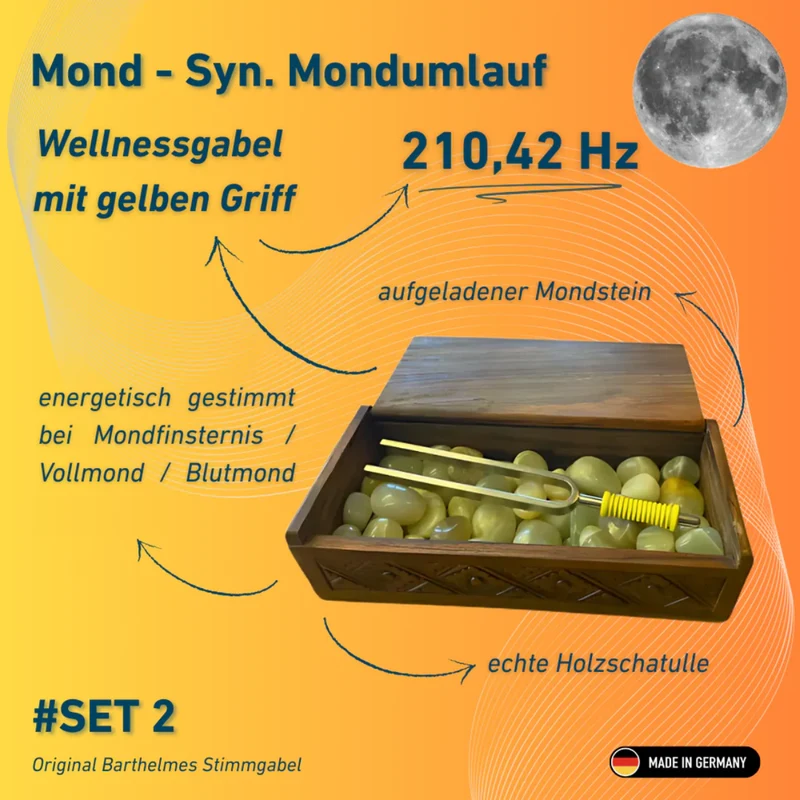 SET: Mondumlauf 210,42 Hz gestimmt bei Mondschein am 03.03.26 | LIMITIERT