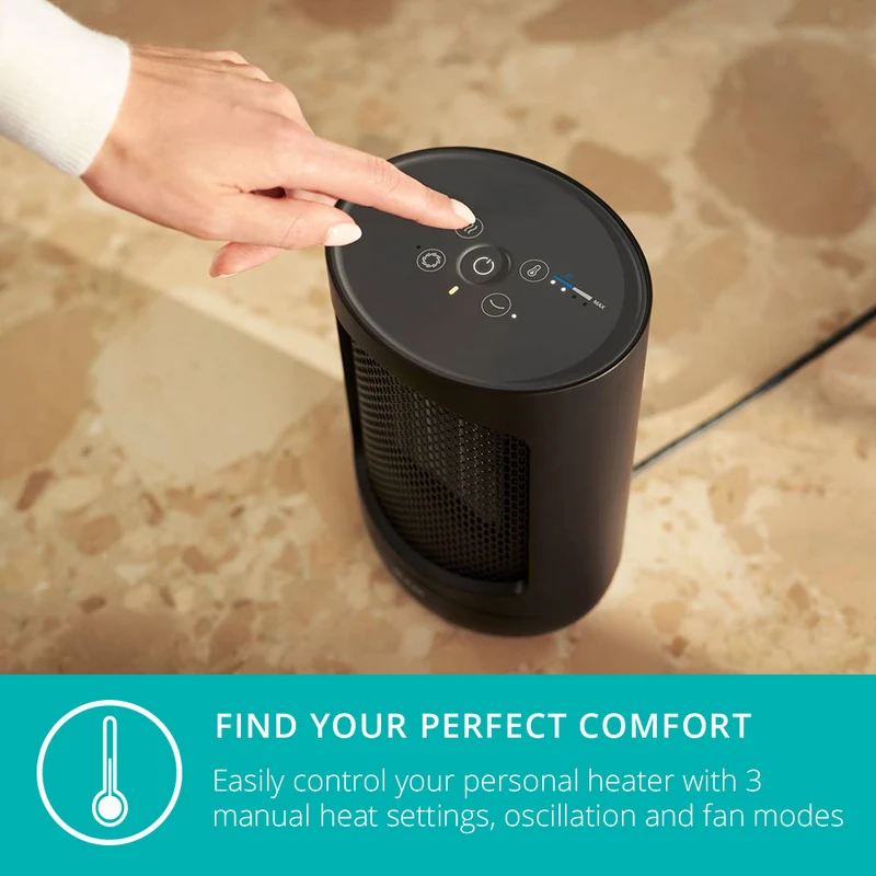 Duux Zone Personal Ceramic Heater 600-1500 Watts