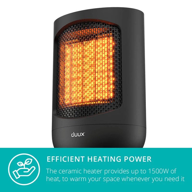 Duux Zone Personal Ceramic Heater 600-1500 Watts
