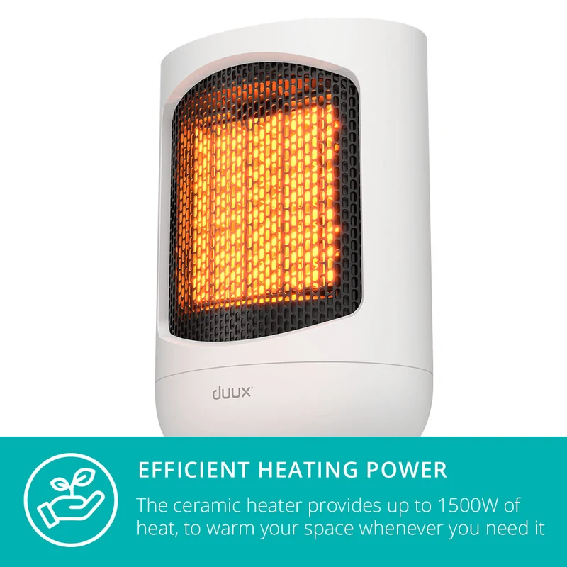 Duux Zone Personal Ceramic Heater 600-1500 Watts