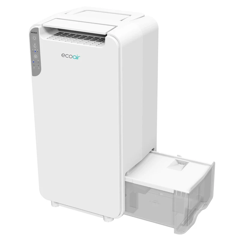 EcoAir Piccola Wall Mounted or Free Standing Air Dehumidifier Desiccant 5L/Day